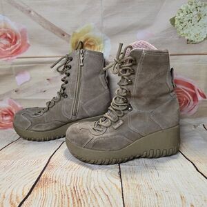 Rocket Dog Tan Combat Boot